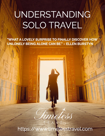 Cover page of an ebook Understanding Solo Travel